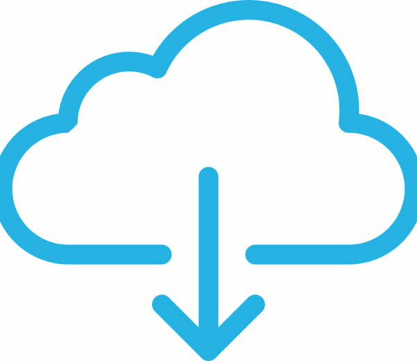 Free download cloud file download vector