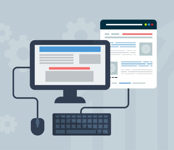 Free web design user interface website illustration